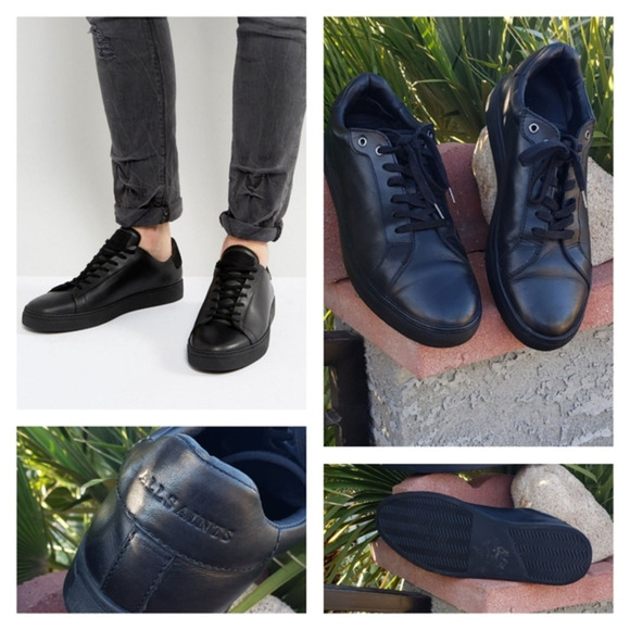 All Saints Other - AllSaints Men's Black Low Top Sneaker